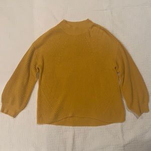 Yellow long sleeve sweater